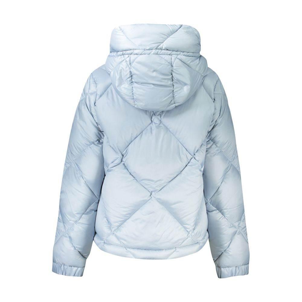 K-WAY Light Blue Polyester Women Jacket - Hilstor