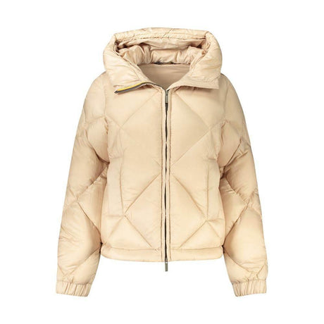 K-WAY Beige Polyester Women Jacket - Hilstor