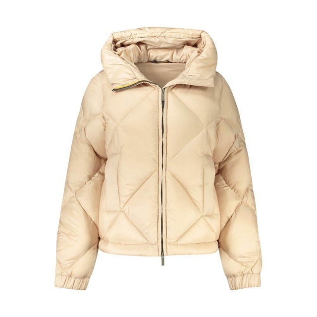 K-WAY Beige Polyester Women Jacket - Hilstor