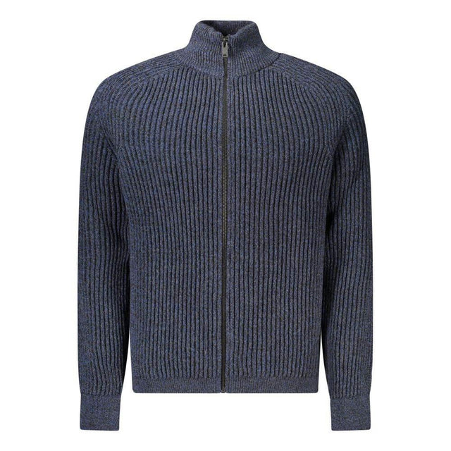 Hugo Boss Blue Wool Men Cardigan - Hilstor