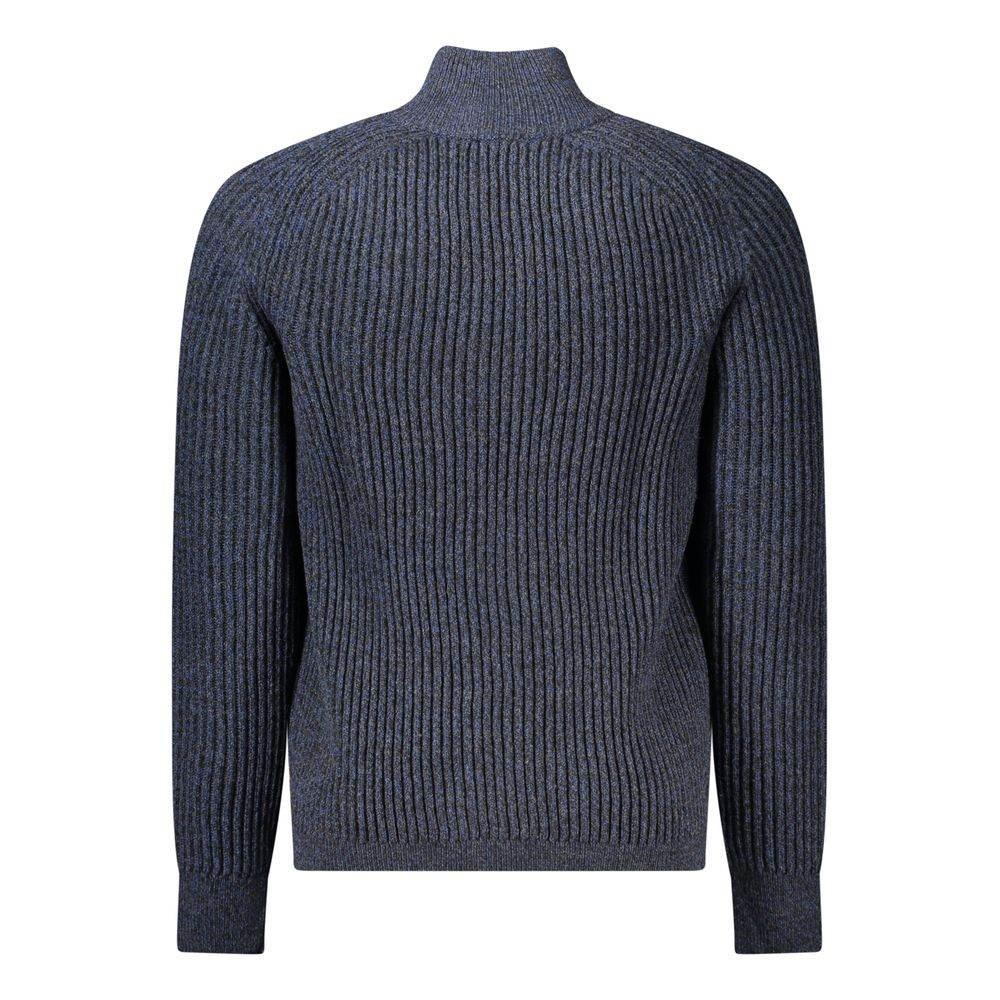 Hugo Boss Blue Wool Men Cardigan - Hilstor