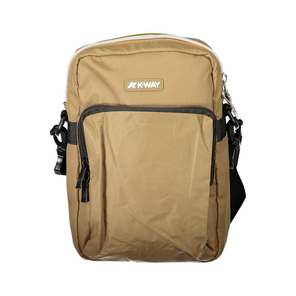 K-WAY Brown Polyamide Men Shoulder Bag - Hilstor
