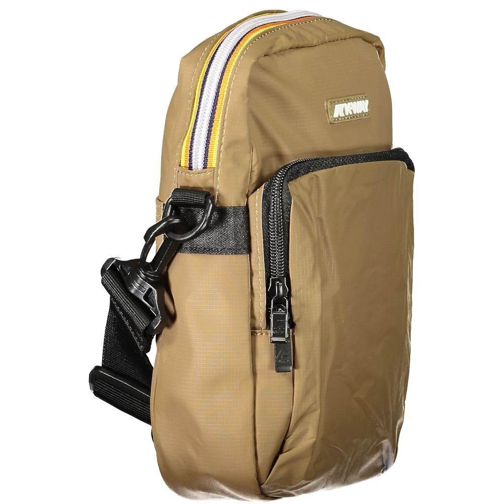 K-WAY Brown Polyamide Men Shoulder Bag - Hilstor
