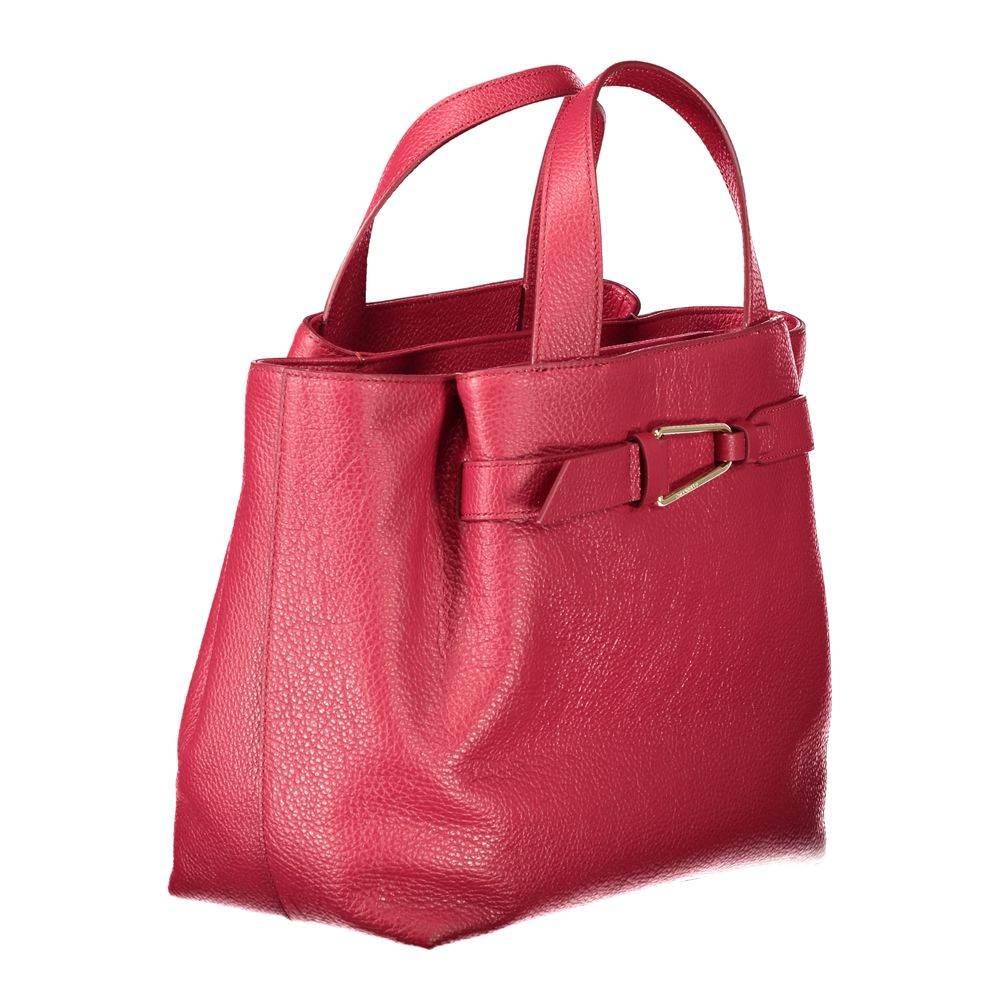 Coccinelle Red Leather Women Handbag - Hilstor