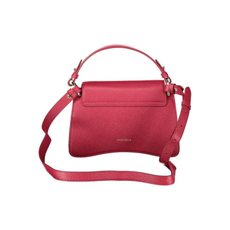 Coccinelle Red Leather Women Handbag - Hilstor