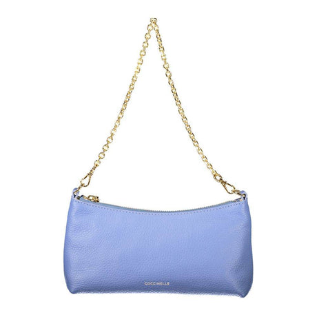 Coccinelle Light Blue Leather Women Handbag - Hilstor