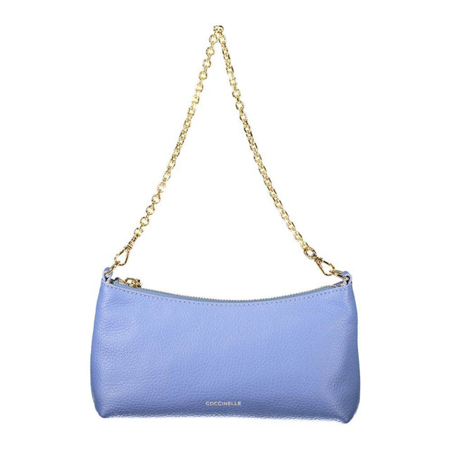 Coccinelle Light Blue Leather Women Handbag - Hilstor