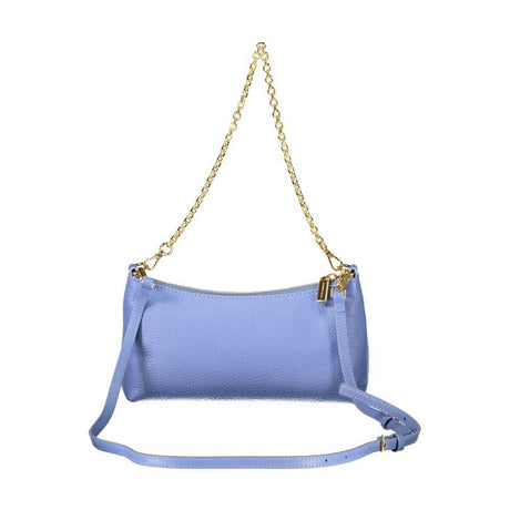 Coccinelle Light Blue Leather Women Handbag - Hilstor