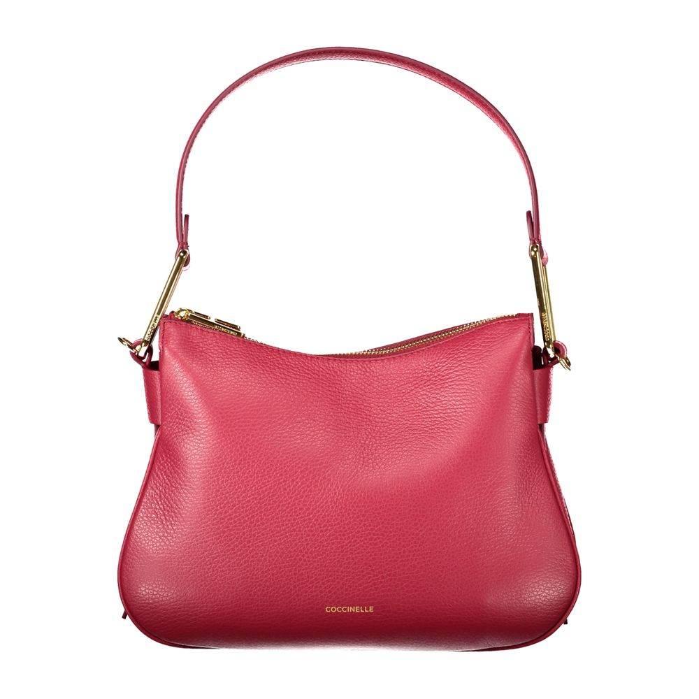 Coccinelle Red Leather Women Handbag - Hilstor