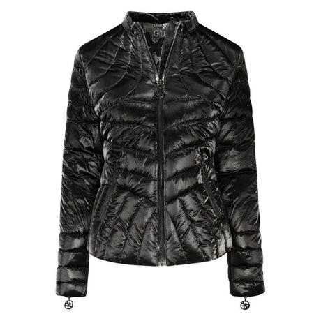 Guess Jeans Black Polyethylene Women Jacket - Hilstor