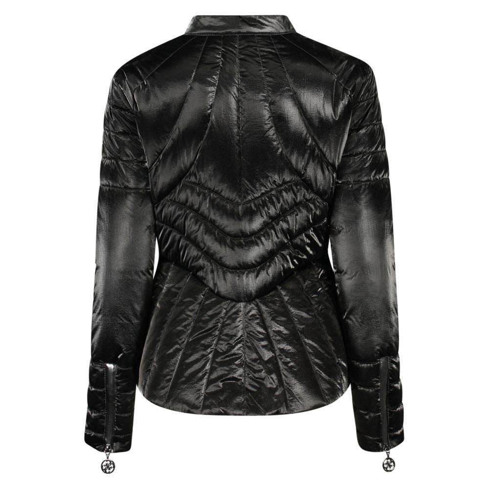 Guess Jeans Black Polyethylene Women Jacket - Hilstor