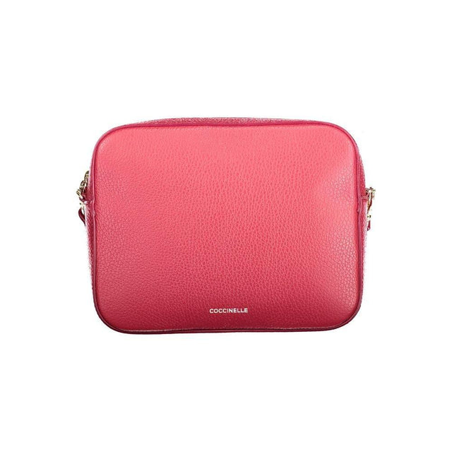 Coccinelle Red Leather Women Handbag - Hilstor