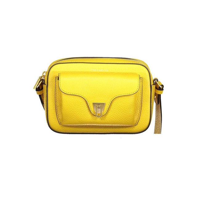 Coccinelle Yellow Leather Women Handbag - Hilstor