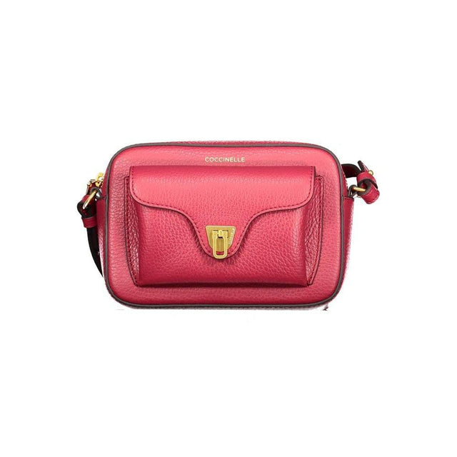 Coccinelle Red Leather Women Handbag - Hilstor