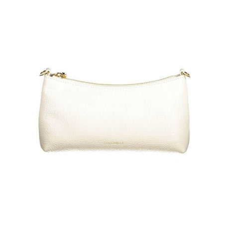 Coccinelle White Leather Handbag - Hilstor