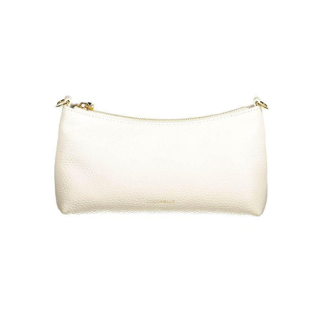 Coccinelle White Leather Handbag - Hilstor