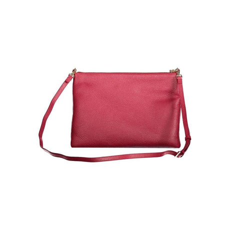 Coccinelle Red Leather Handbag - Hilstor