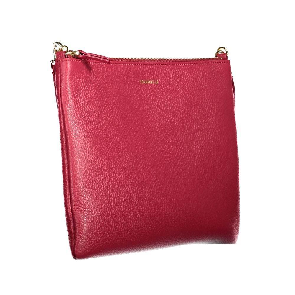 Coccinelle Red Leather Handbag - Hilstor