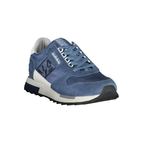 Napapijri Blue Polyester Men Sneaker - Hilstor