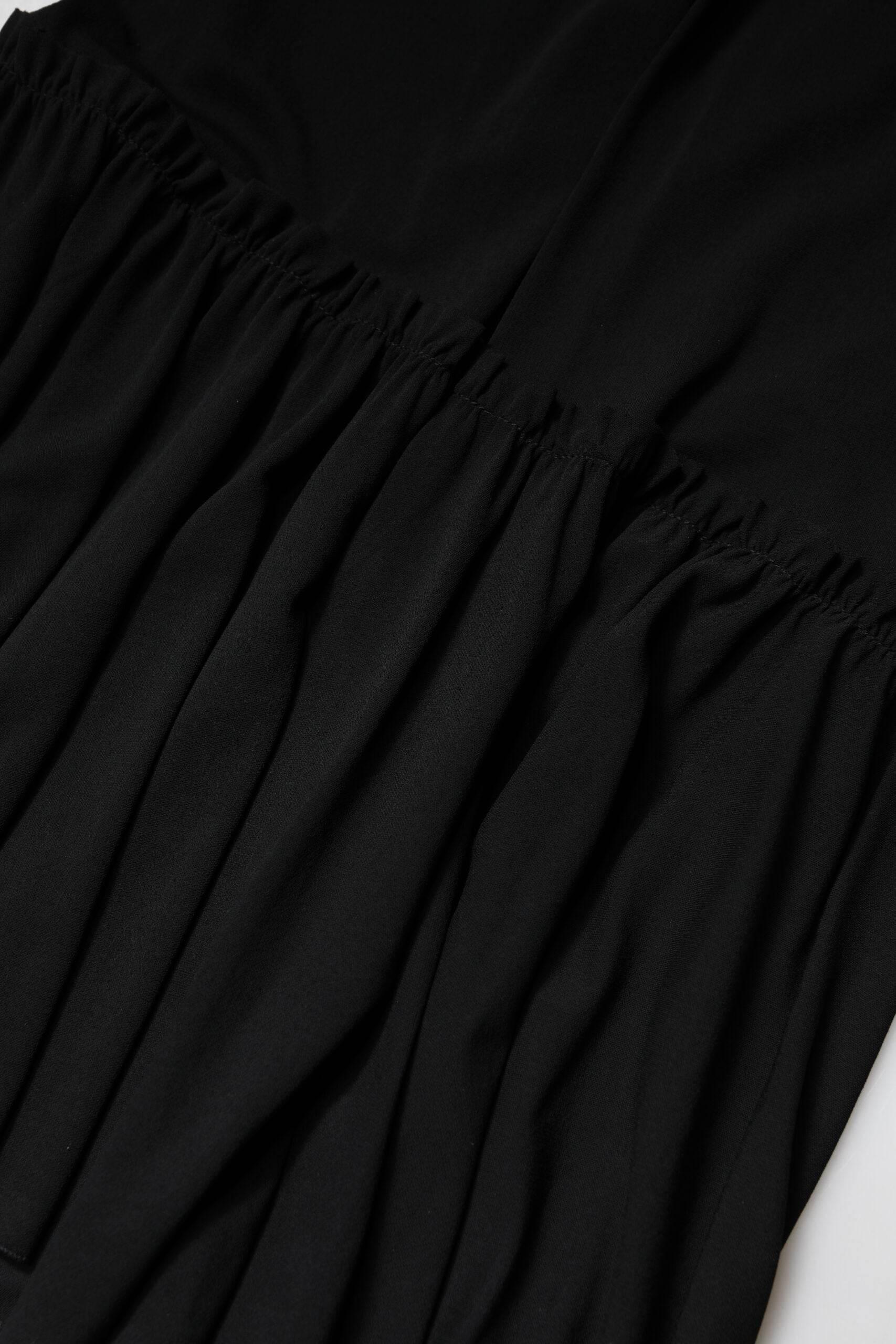 Dolce & Gabbana Black Mermaid Cut High Waist Midi Skirt - Hilstor