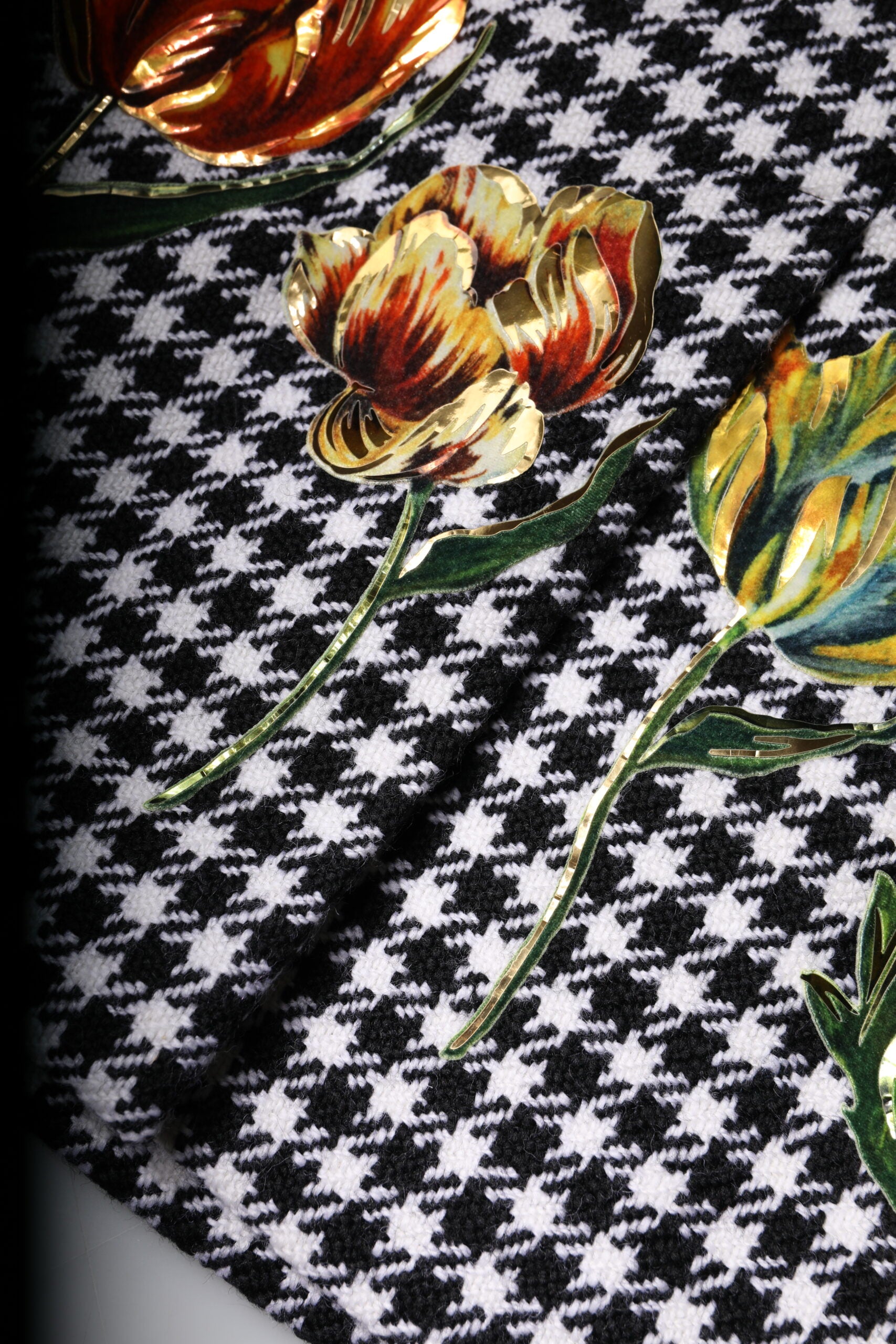 Dolce &amp; Gabbana Multicolor Blomstertryk Nederdel med høj talje blyantskåret