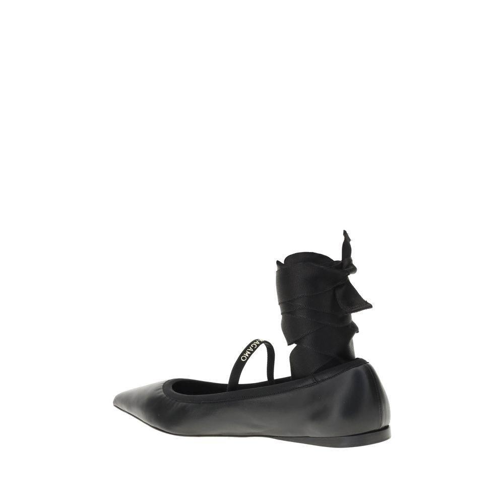 Ferragamo Ballerinas with ribbon - Hilstor
