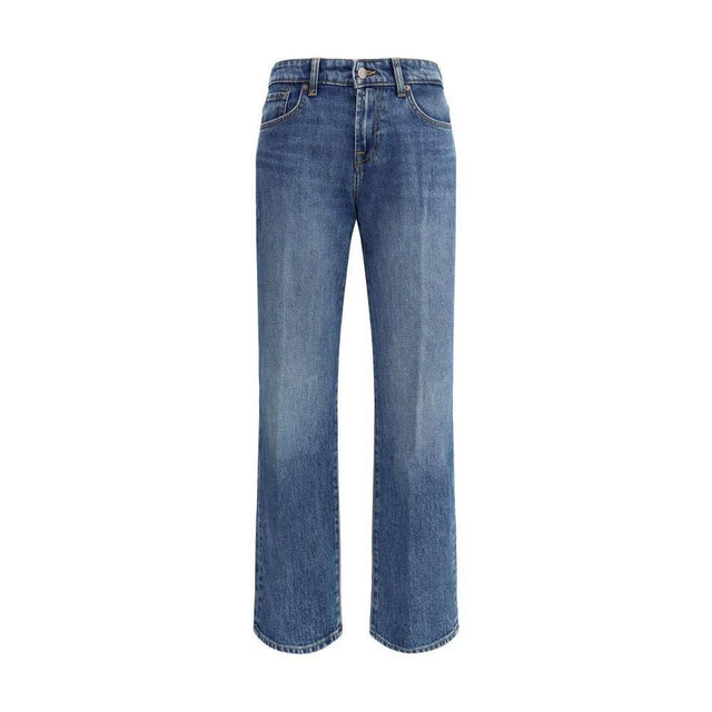 7FOR Calie Straight Jasper Jeans - Hilstor