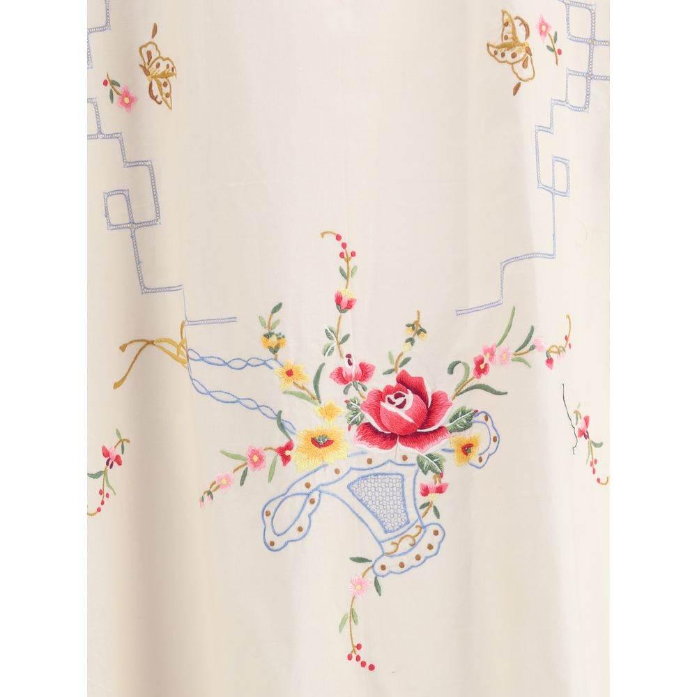 Ella Long Jacket with floral details - Hilstor
