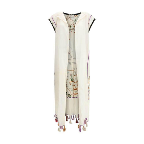 Ella Long Jacket with floral details - Hilstor