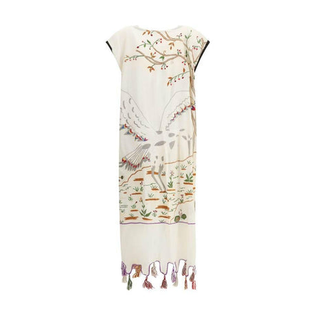 Ella Long Jacket with floral details - Hilstor