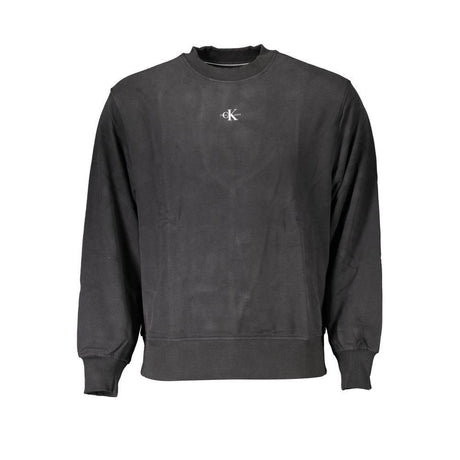 Calvin Klein Black Cotton Men Sweater - Hilstor