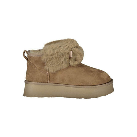 Laura Biagiotti Brown Polyester Women Boot - Hilstor