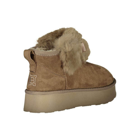 Laura Biagiotti Brown Polyester Women Boot - Hilstor