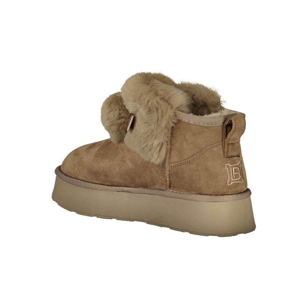 Laura Biagiotti Brown Polyester Women Boot - Hilstor