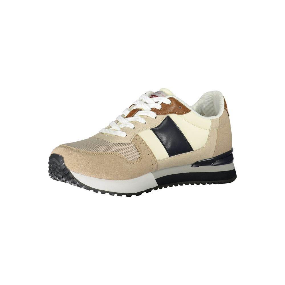 Carrera Beige Polyester Sneaker - Hilstor