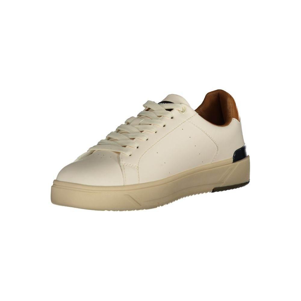 Blauer White Leather Men Sneaker - Hilstor