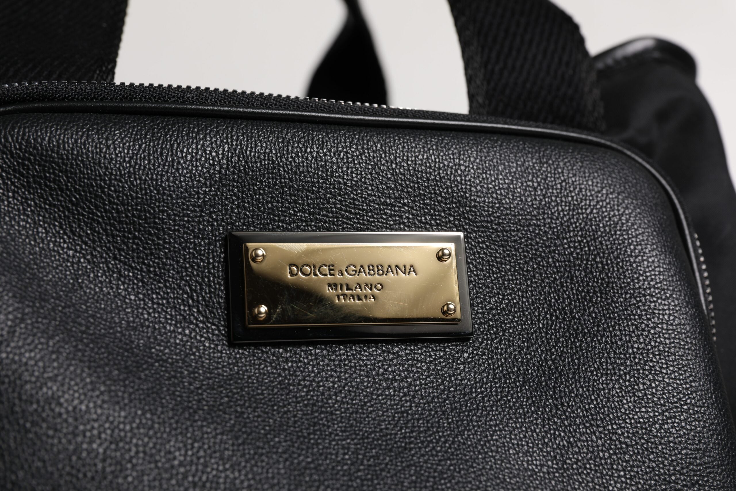 Dolce &amp; Gabbana sort skulderrem Pet Carry Logo Plaque Bag