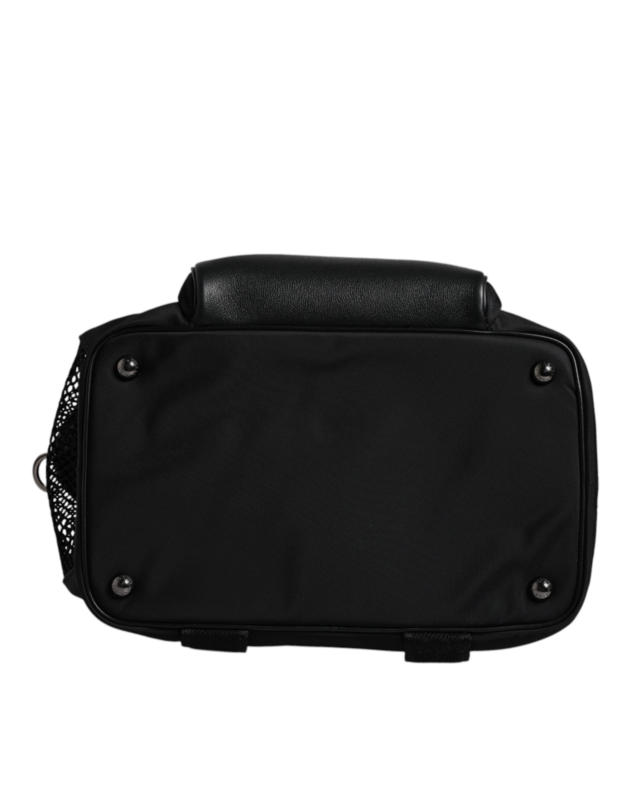 Dolce &amp; Gabbana sort skulderrem Pet Carry Logo Plaque Bag