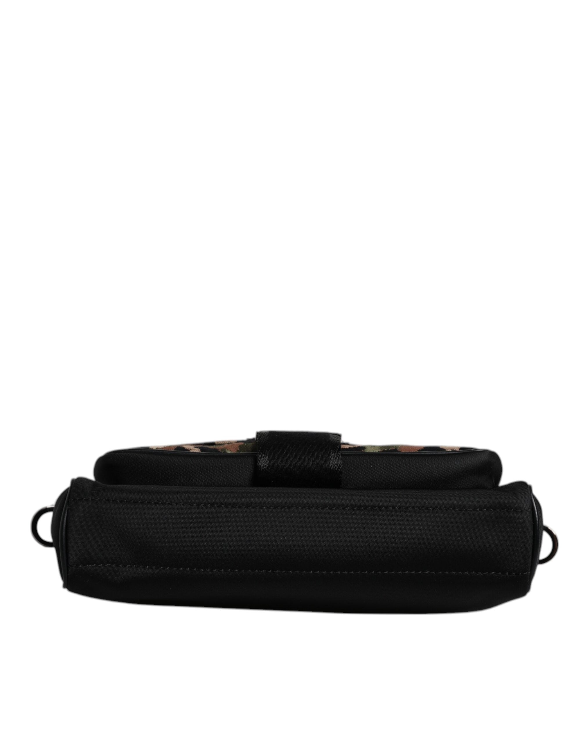 Dolce &amp; Gabbana Multicolor Leopard Jacquard Crossbody taske