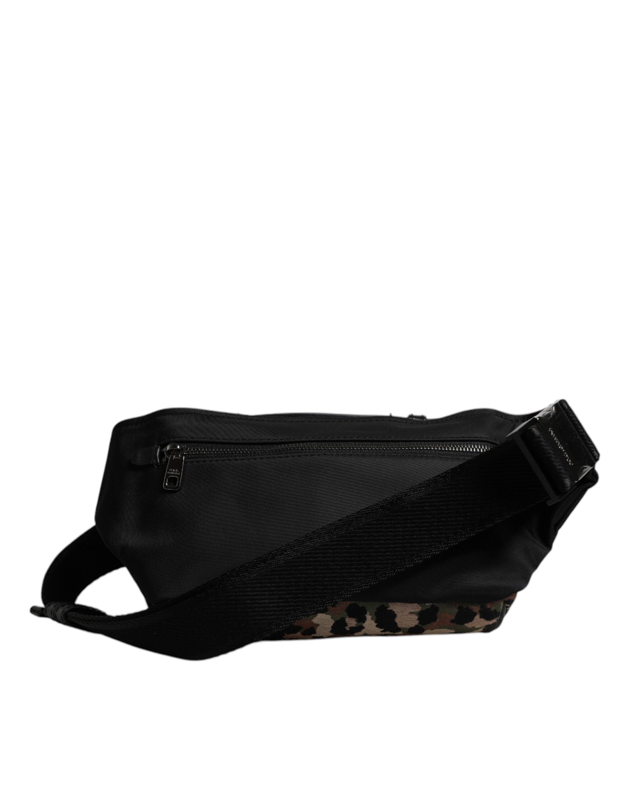 Dolce &amp; Gabbana Multicolor Leopard DG Logo Bælte Talje Fanny Pack Taske
