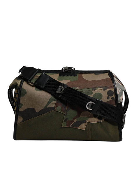 Dolce & Gabbana Multicolor Camouflage Patchwork Crossbody Bag - Hilstor
