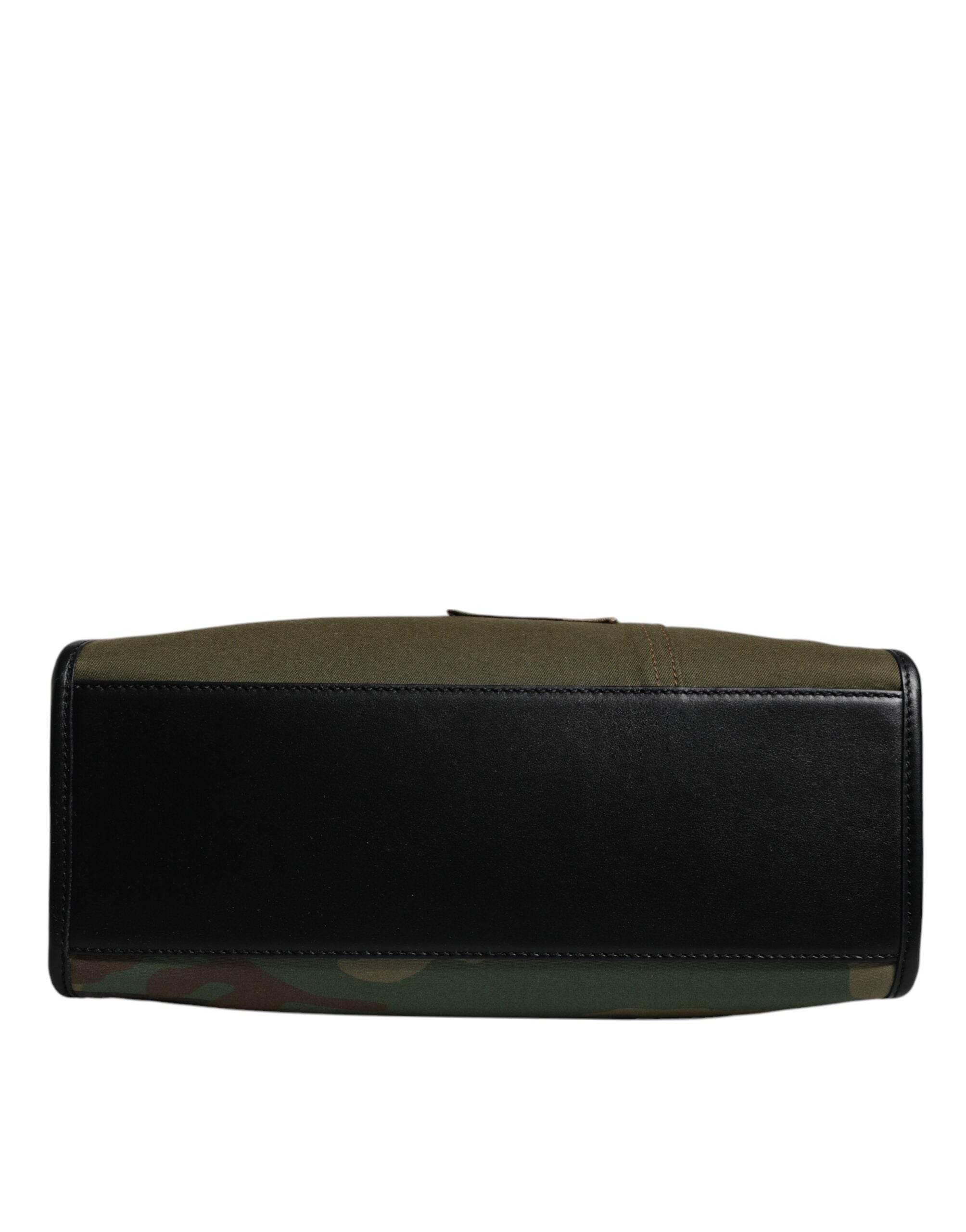 Dolce & Gabbana Multicolor Camouflage Patchwork Crossbody Bag - Hilstor