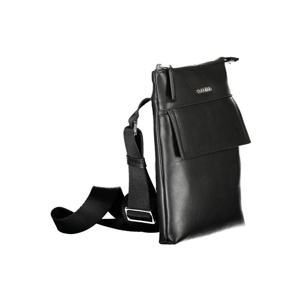 Calvin Klein Black Polyester Men Shoulder Bag - Hilstor