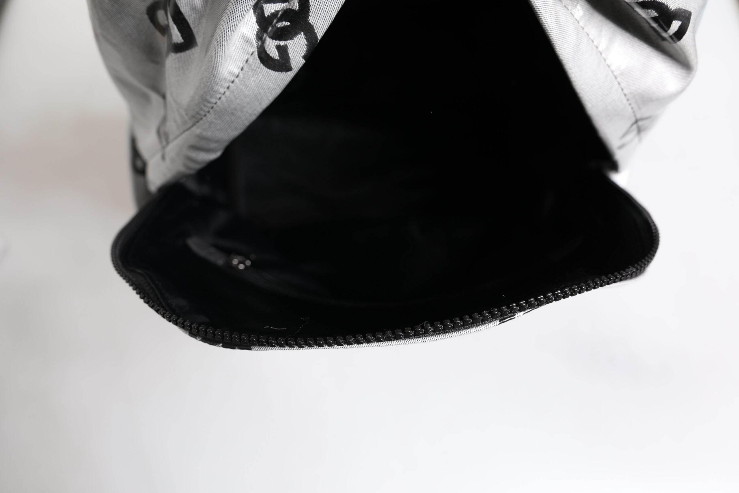 Dolce & Gabbana Polyester Gray Black DG Logo Plaque Backpack Bag - Hilstor