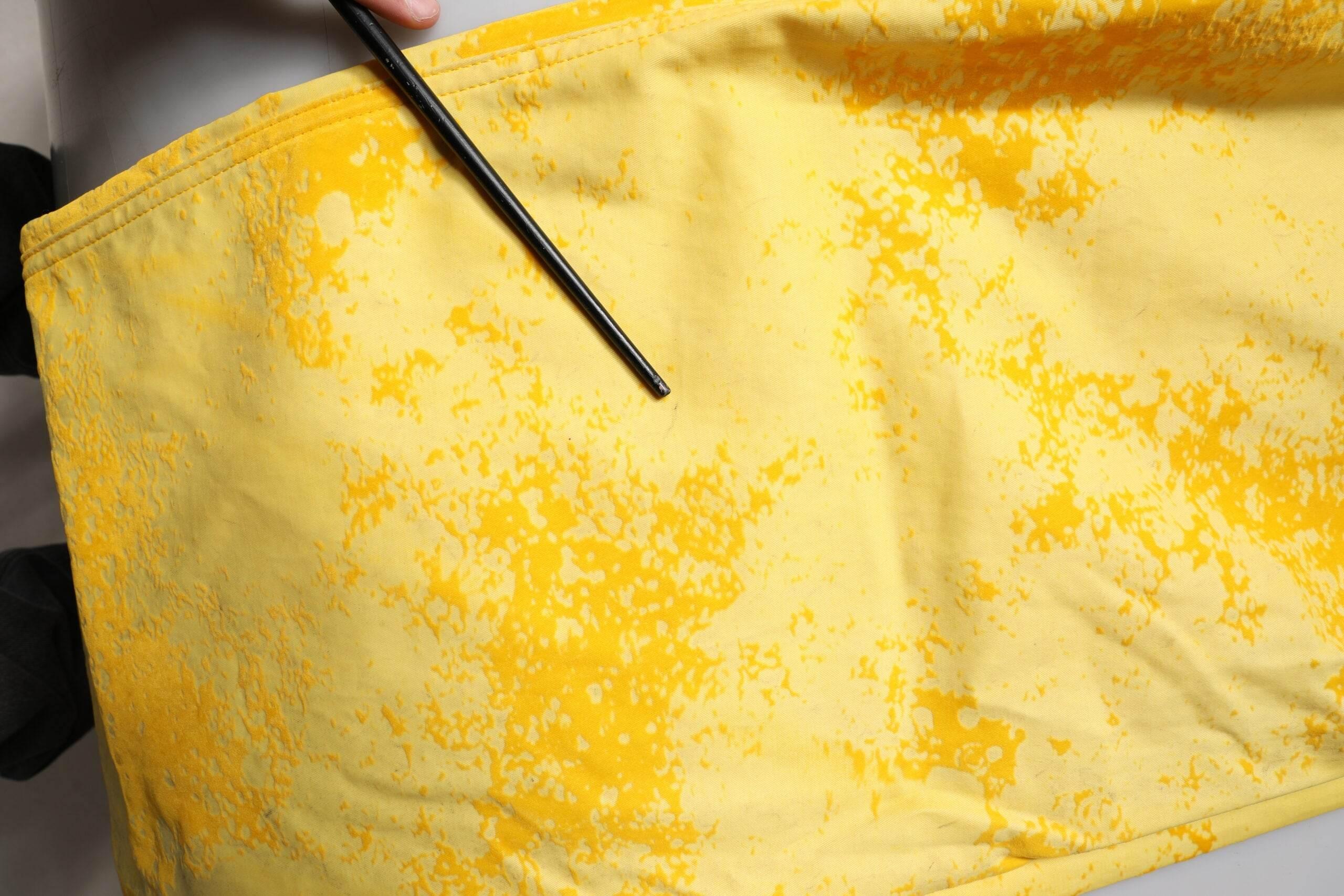 Dolce & Gabbana Yellow Tie Dye Cotton Straight Denim Jeans - Hilstor