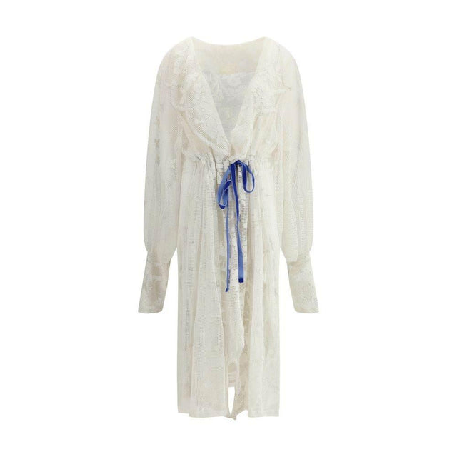 Ella Crocheted design Long Jacket - Hilstor