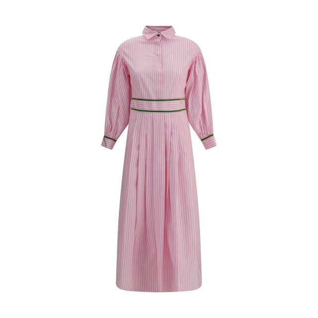 Ella Striped chemisier Dress - Hilstor