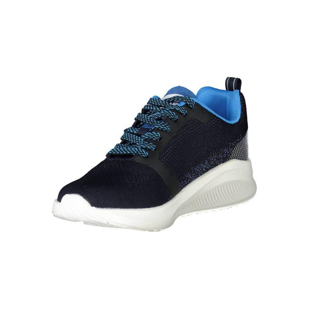 Gas Blue Polyester Sneaker - Hilstor
