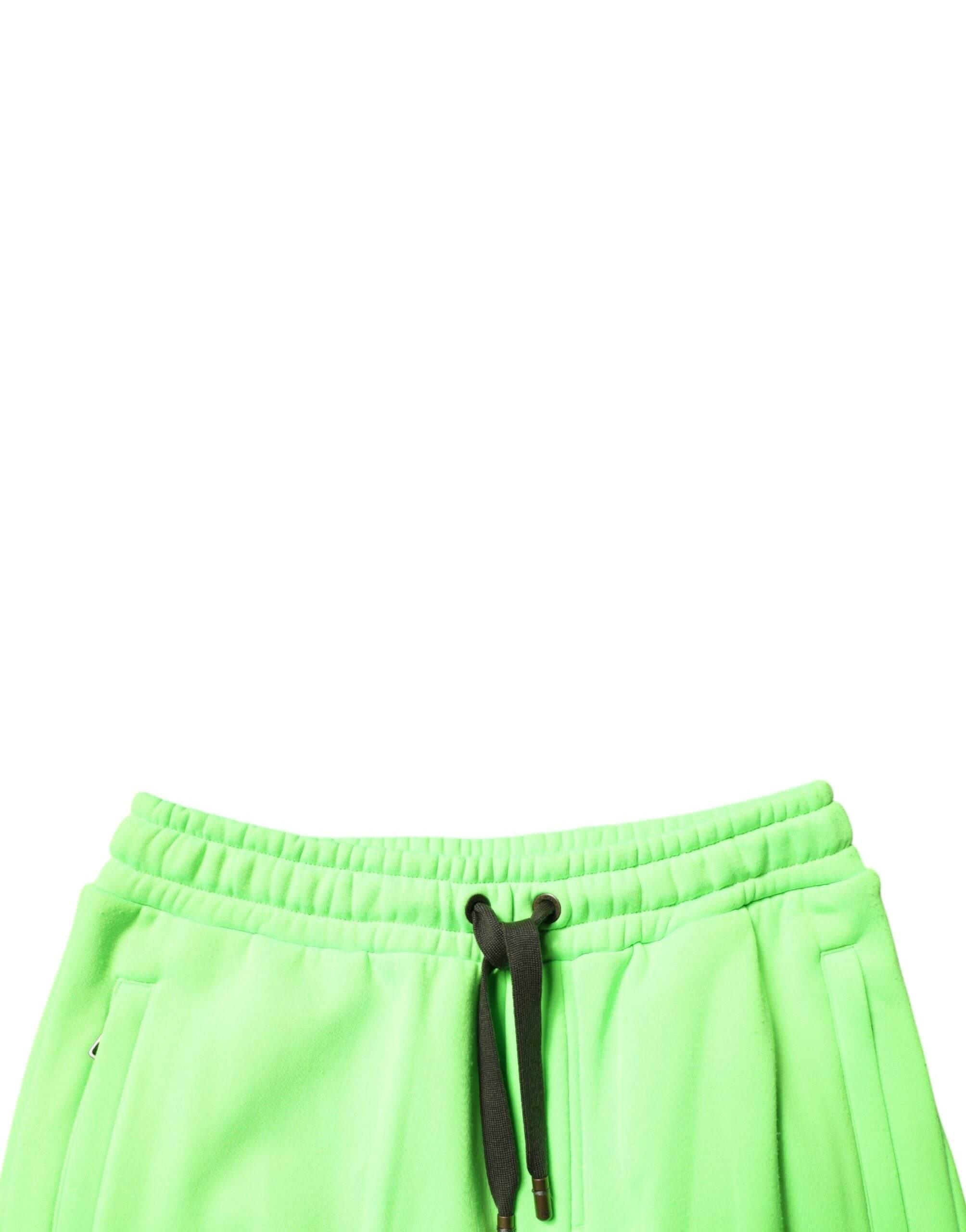 Dolce & Gabbana Green Patchwork Camouflage Men Cargo Shorts - Hilstor