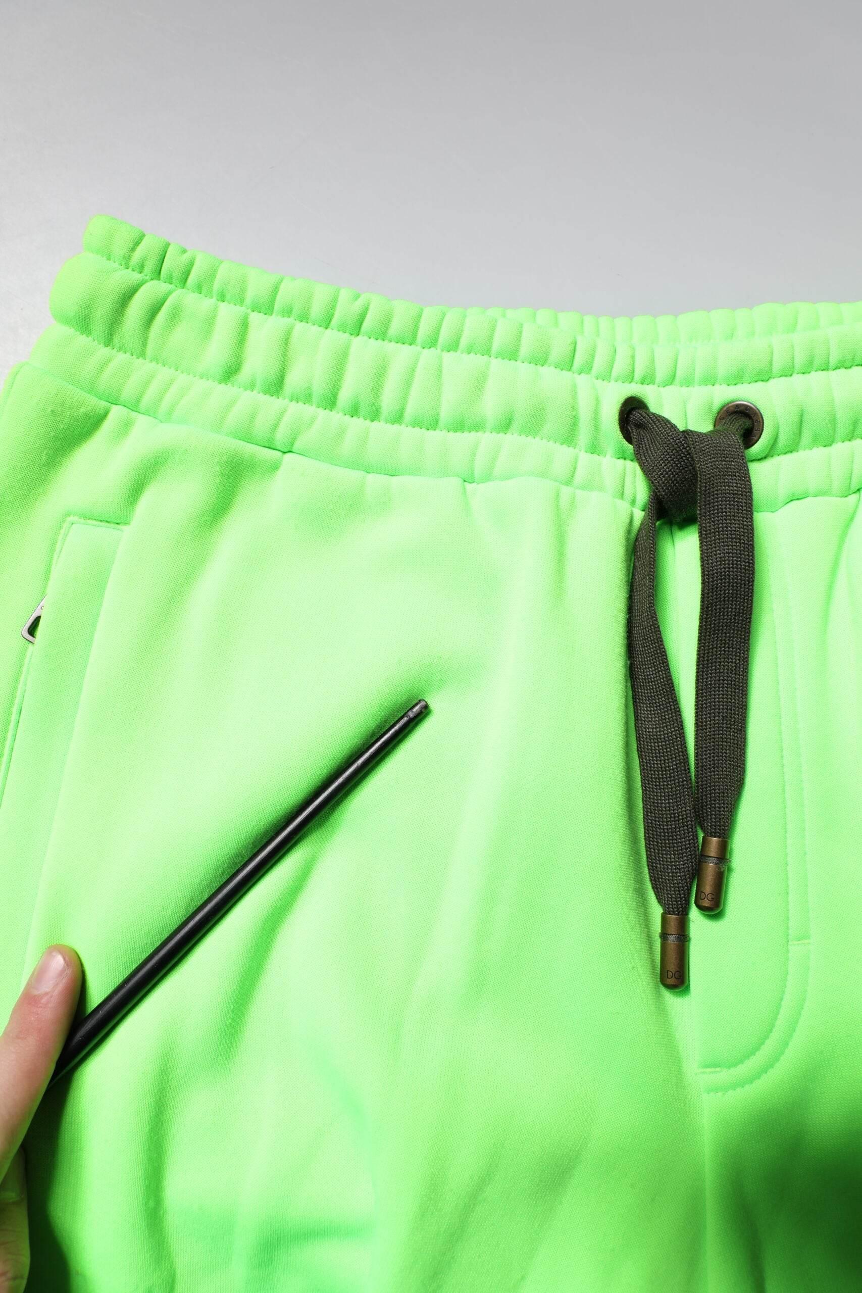 Dolce & Gabbana Green Patchwork Camouflage Men Cargo Shorts - Hilstor